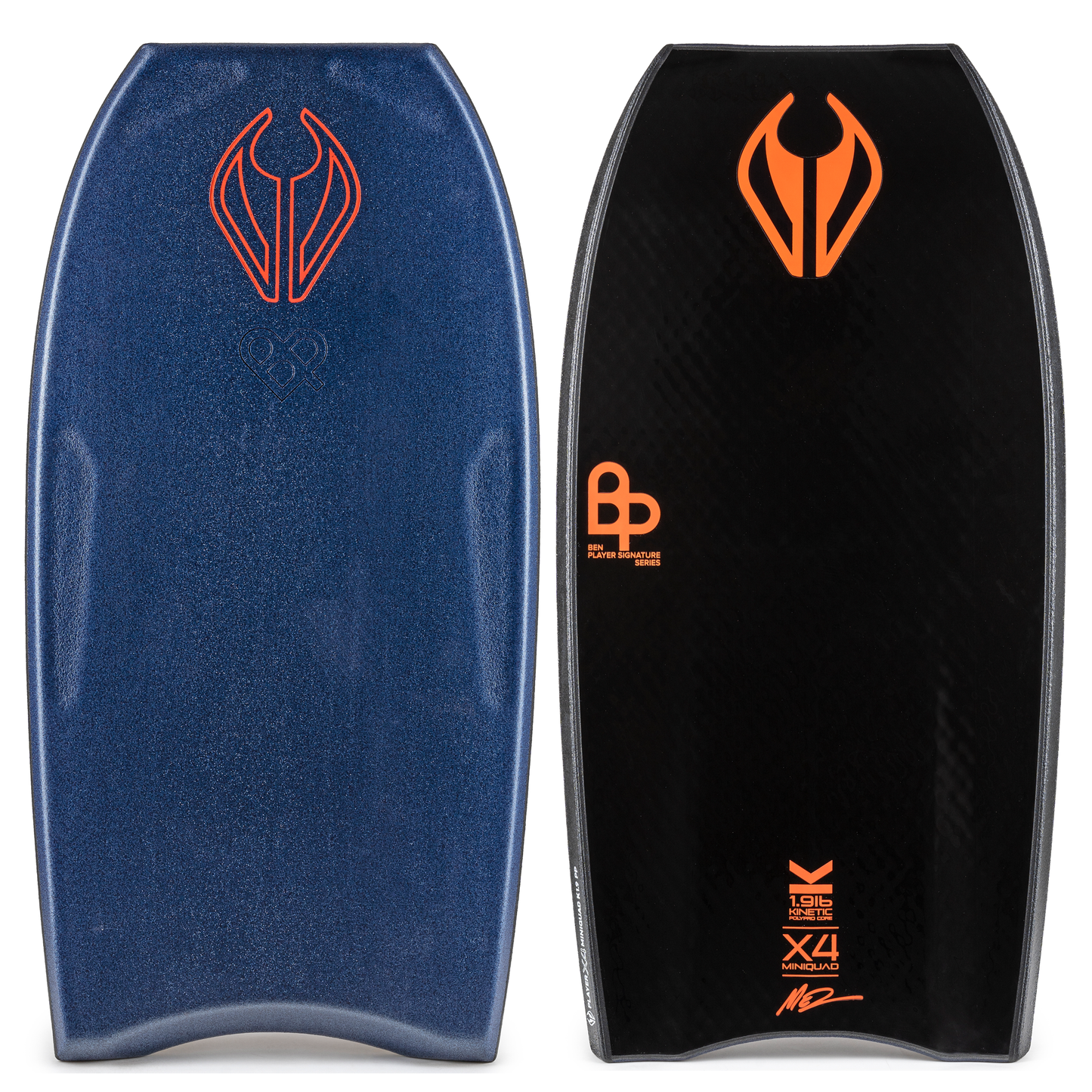 Ben Player Mini Quad Concave PP Bodyboard