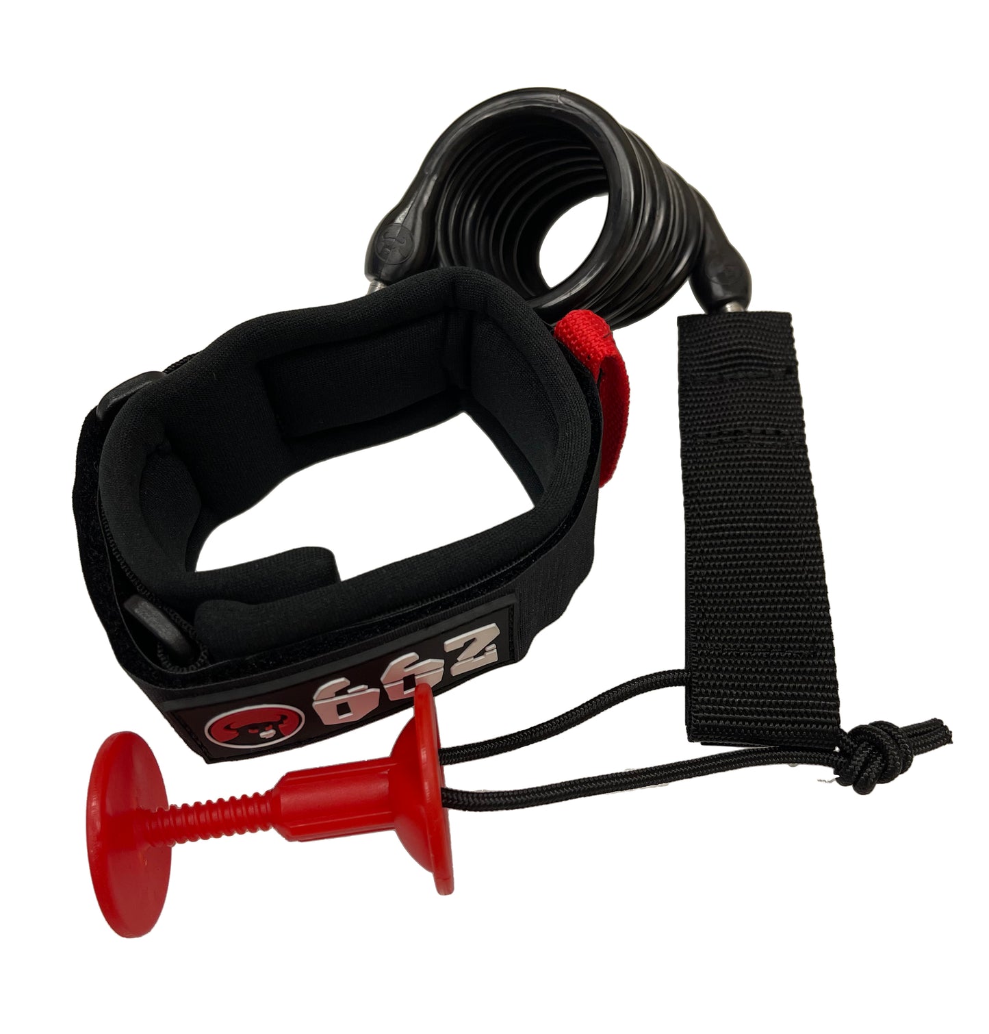 662 Bodyboard Bicep Leash w/ Rail Saver