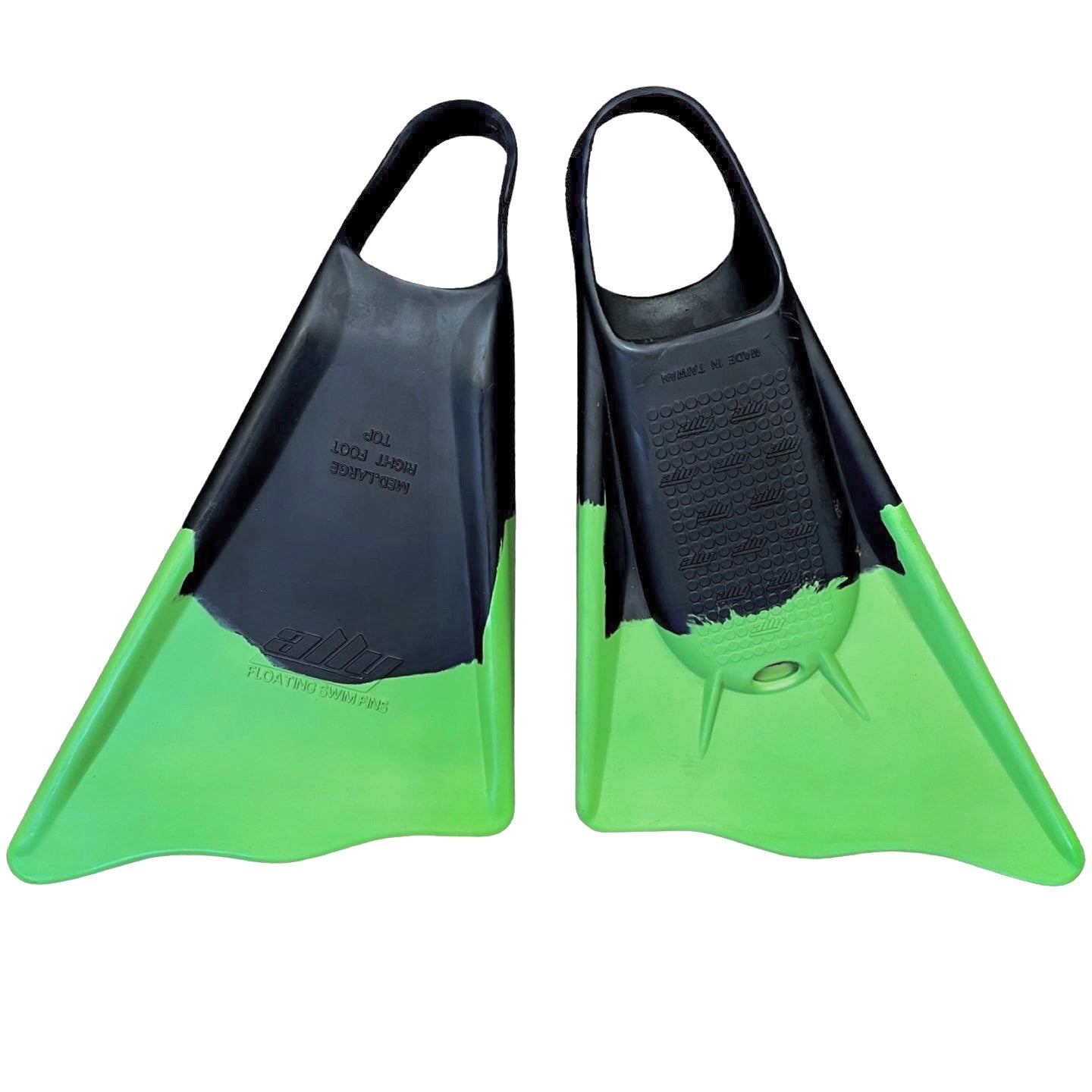 Ally Swim Fins Black/Green