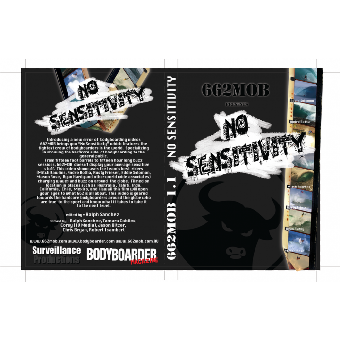 662 No Sensitivity DVD - Videos - 662 Bodyboard Shop